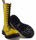 Topánky Steel 15 Dierkové Žlté