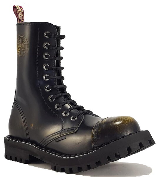 Topánky Steel 10 Dierkové Žlté Stierané