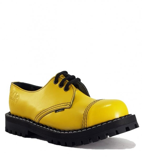 Topánky Steel 3 Dierkové Žlté