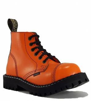 Topánky Steel 6 Dierkové Oranžové
