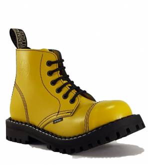Topánky Steel 6 Dierkové Žlté