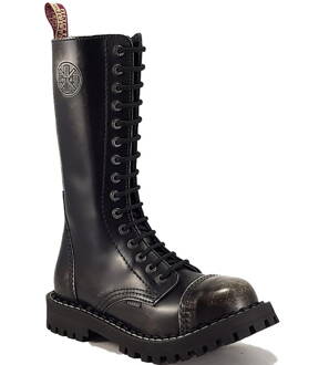 Topánky Steel 15 Dierkové Biele Stierané