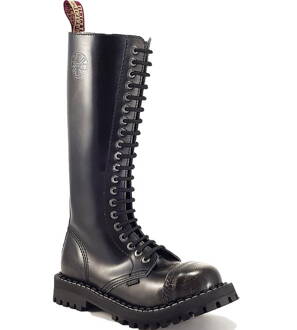 Topánky Steel 20 Dierkové Biele Stierané