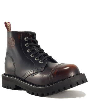 Topánky Steel 6 Dierkové Oranžové Stierané