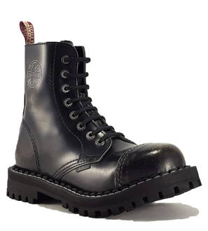 Topánky Steel 8 Dierkové Biele Stierané