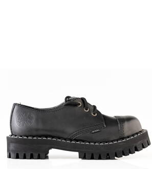 Topánky Steel 3 Dierkové Čierne Monster